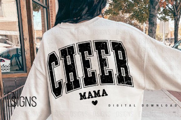 Cheer Mama Sports Mom Sublimation Png Graphic T-shirt Designs By DSIGNS