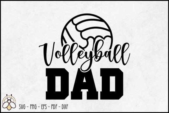Volleyball Dad Svg Design Graphic Crafts By BeeCraftR