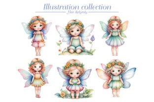 Baby Fairy Sublimation Clipart Graphic Illustrations By Han Rolyroly 3
