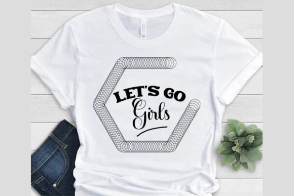 Let's Go Girls Shirt Illustration Designs de T-shirts Par Designbd82