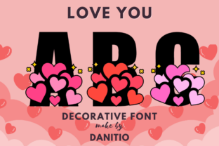 Love You Decorative Font By danita.kukkai 1