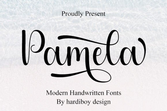 Pamela Script & Handwritten Font By Hardiboy Design