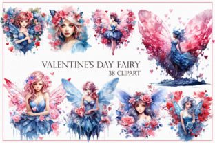 Valentine's Fairy Clipart, 38 Fairy Png Graphic AI Transparent PNGs By Mehtap Aybastı 1