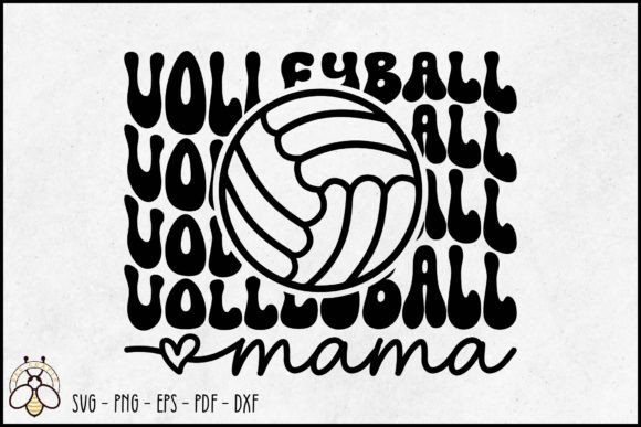 Volleyball Mama Svg Design Graphic Crafts By BeeCraftR