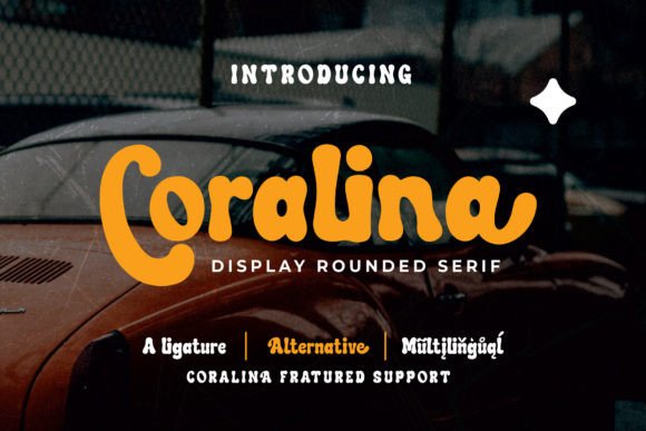 Coralina Display Font By Lettermine