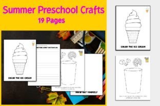 Summer Fun Craft Preschool Activity Pack Grafica K Di TheStudyKits 1