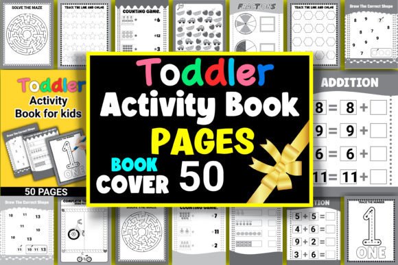 Toddler Activity Book for Kids Graphic K By PREMIUM DESIGN