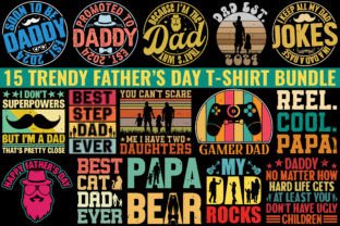 Trendy Father's Day T-Shirt Bundle Graphic T-shirt Designs By Craft Sublimation Design 3