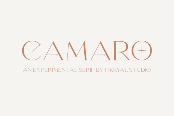 Camaro Serif Font By Fikryal Studio