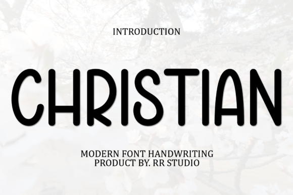 Christian Fuentes Sans Serif Fuente Por RR Studio