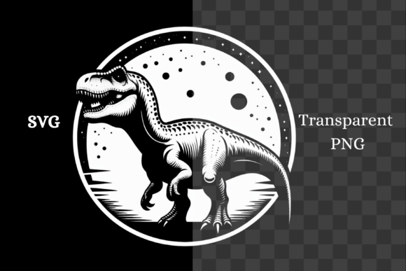 Dinosaur SVG Kids T-shirt Designs SVG Illustration Générateurs de Scènes Par Lara' s Designs