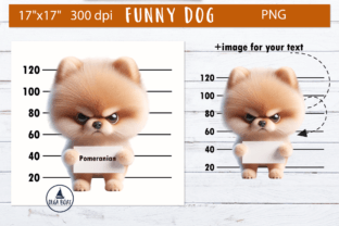 Pomeranian Clipart | Funny Dog Designs Gráfico Ilustraciones Imprimibles Por Olga Boat Design 2