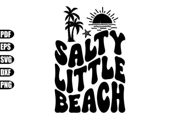 Salty Little Beach Svg Illustration Artisanat Par creativekhadiza124