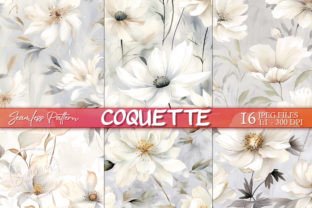 White Coquette Backdrop Seamless Pattern Graphic Patterns By Summer Digital Design 1