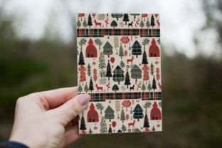 45 Christmas Tree and Plaid Graphic Patterns By Mehtap 5