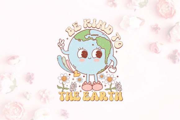 Earth Day Be Kind to the Earth PNG Gráfico Manualidades Por Craftlab98