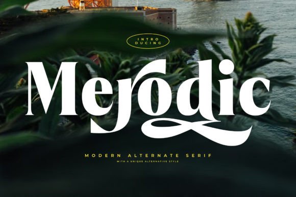Merodic Display Font By WuadType x Glyphofik Studio