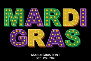 Mardi Gras Color Fonts Font By Font Craft Studio 1
