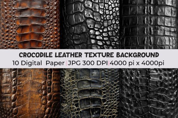 Crocodile Leather Texture Background Graphic Backgrounds By mirazooze