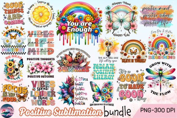 Positive Sublimation Bundle Graphic Crafts By Cherry Blossom