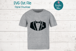 Groom Tuxedo Wedding SVG Cut File Graphic Illustrations By kaybeesvgs 3