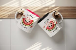 One in a Melon Watermelon Mug Clipart Grafika Rękodzieła Przez Tati Design 5
