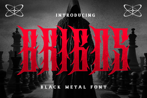 Brigos Metal Blackletter Font By Dansdesign