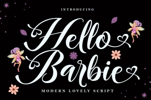 Hello Barbie Czcionki Skryptowe Czcionka Przez madjack.font
