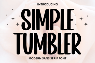 Simple Tumbler Sans Serif Font By Minimalist Eyes 1