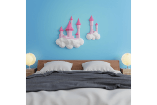 3D Papercraft Castle in the Clouds Fantasy and fairy tales 3D SVG Craft By 3D SVG Crafts 3