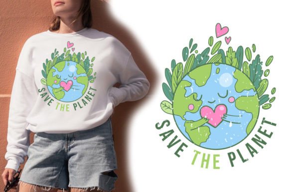 Save the Planet Graphic Print Templates By hossenikbal072
