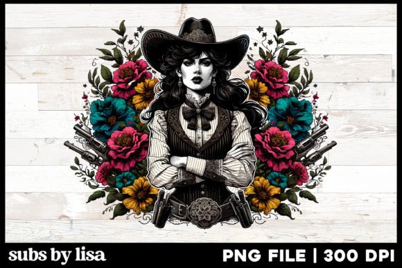 Western Country Sublimation PNG Graphic Illustrations By Lisa Smith