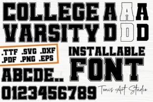 Ab College Outline Sans Serif Font By TonisArtStudio 1