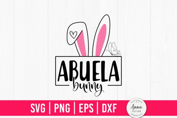 Abuela Bunny Happy Easter Sublimation Graphic Print Templates By Anna Design