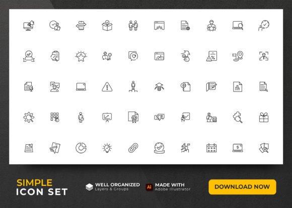Assessment and Analytics Icon Set Graphic Icons By riRafiq