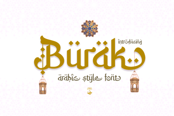 Burak Display Font By haniefart