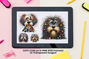 Funny Shaggy Dogs Cliparts Graphic AI Graphics By Traveling Designer Studio 4