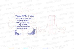 Mothers Day Puzzle Piece Poem-Break Jhon Graphic 3D SVG By Break Jhon 3