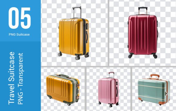 PNG Transparent Travel Suitcase Graphic AI Transparent PNGs By sujhonsharma