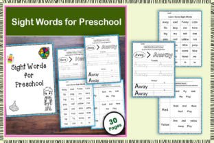 Preschool Sight Word Practice Worksheets Grafica PreK Di TheStudyKits 1