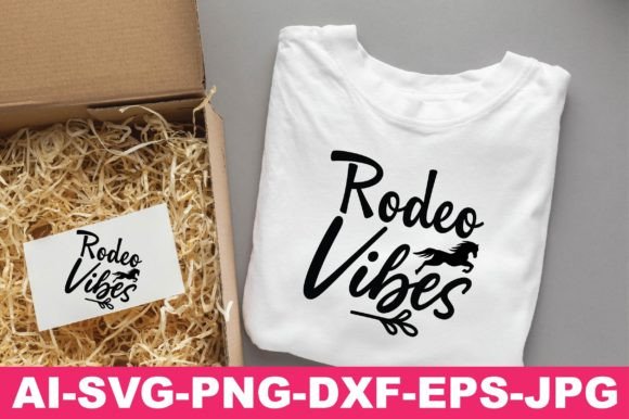 Rodeo Vibes/Western Svg Png Design Gráfico Plantillas de Impresión Por svgdesignsstore07