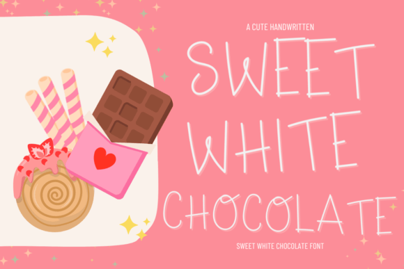 Sweet White Chocolate Script & Handwritten Font By VividDoodle