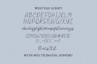 Westyou Skript-Schriftarten Schriftart Von Hasbi Creative 10