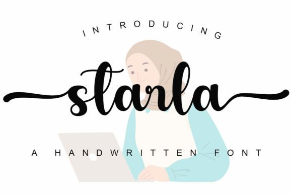 Starla Script & Handwritten Font By cavalera creative