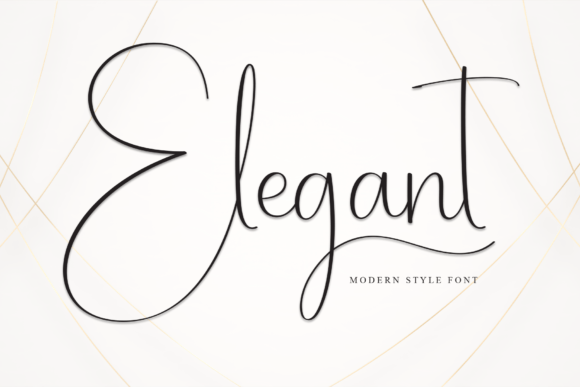 Elegant Script & Handwritten Font By andikastudio