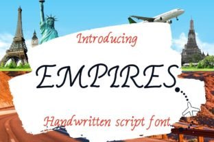 Empires Fuentes Caligráficas Fuente Por SKD Design 1