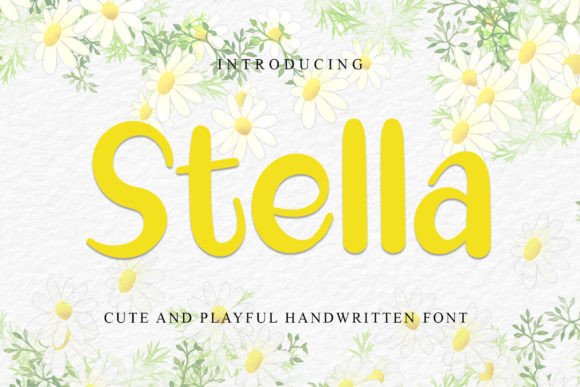 Stella Script & Handwritten Font By GiaLetter