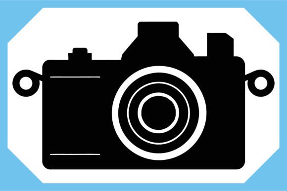 Camera Silhouette 3 Gráfico Ilustraciones Imprimibles Por maream6446bd