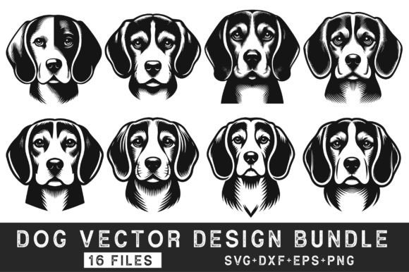 Dog SVG Bundle Illustration Illustrations Imprimables Par Crafthill260