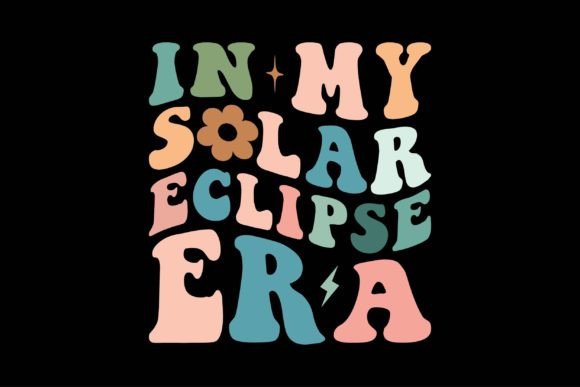 In My Solar Eclipse Era Graphic T-shirt Designs By Vintage